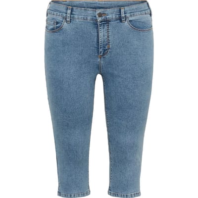 Slim jeans voor dames KAFFE Curve Vilana Capri