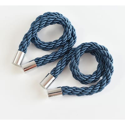 Porte-embrasse de rideau magnétique, 2 pièces, crochet, boucle, Clip, accessoires décoratifs pour la maison bleu