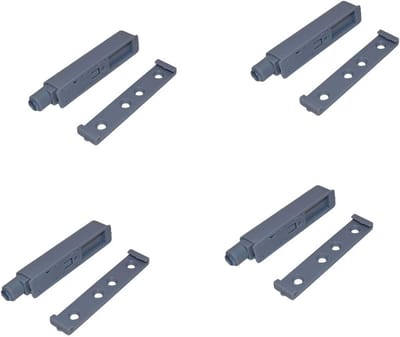 4 Stuks Deuropener Push-to-Open met Rubberen Punt