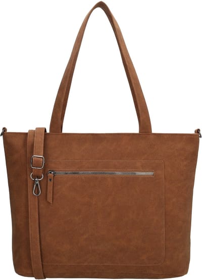 Beagles Cambrils Schoudertas - Shopper - Dames - Praktisch - Schouderband - Tote Bag - Dames Tas - Bruin