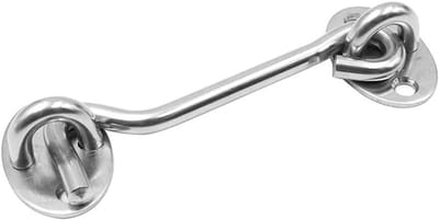 Winddichte Haak voor Raam en Deur, 10 cm Robuuste Barn Door Latch, Ideaal voor Glijdende Deuren en Badkamers