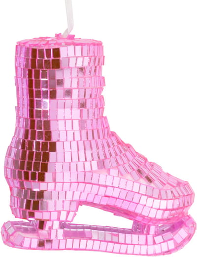 HomeBound by KY | Kersthanger Disco Schaats roze | kersthanger | feestdecoratie