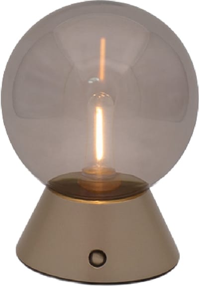 Luxus Europe - Tafellamp Touch Nora Goud - Draadloze LED Tafellamp Binnen - USB-C Oplaadbaar - Touchbediening - Dimbaar - 3 Lichtkleuren