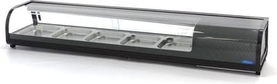 Sushi- en Tapasvitrine - 132 L - 5 x 1/2 GN - Tafelmodel