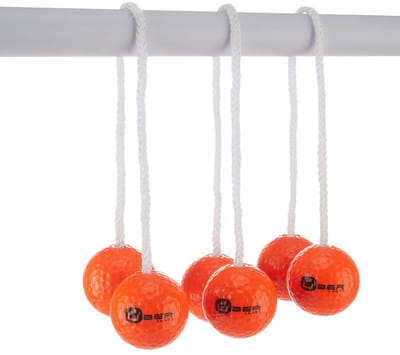 Laddergolf Bolas – Professioneel – 3x2 Echte Golfballen - Officiële Lengte - Oranje