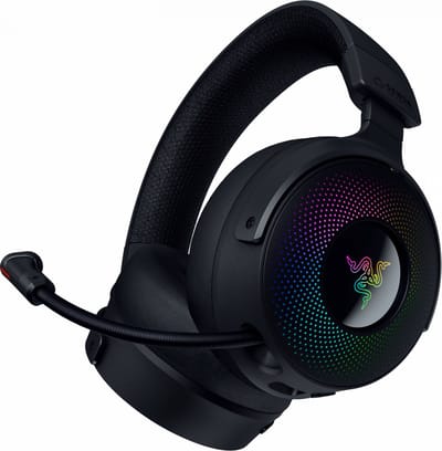 Razer Kraken V4 Pro Headset & Bedieningshub - Bedraad & Draadloos - USB Type-A - Bluetooth - Zwart