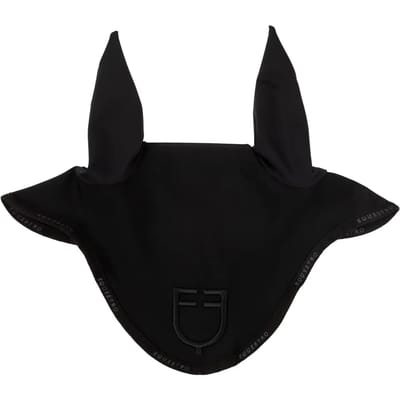 Korte muts van technische stof met logo Equestro