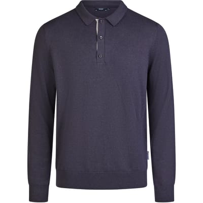 Polo met lange mouwen Hechter