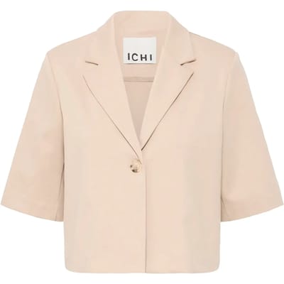 Ichi IHKATE SUS CROPPED BL Dames Blazer/colbert - Doeskin