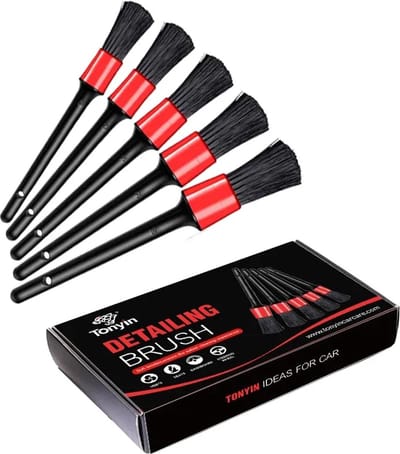 TONYIN | Detailing brush | 5 stuks | Zachte detailing kwasten | Interieur kwasten | TT08
