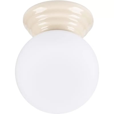Sollux Lighting Plafondlamp Zori - G9 - beige - geglazuurd keramiek/glas - 12x16x12cm