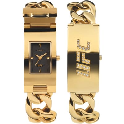 Timex UFC Championship Id Bracelet TW2V55500 Horloge - Staal - Goudkleurig - Ø 30.5 mm