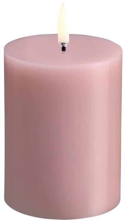 Uyuni - LEDkaars - Pilarkaars -Stompkaars -Rose Powder - 7,8 x 10 cm