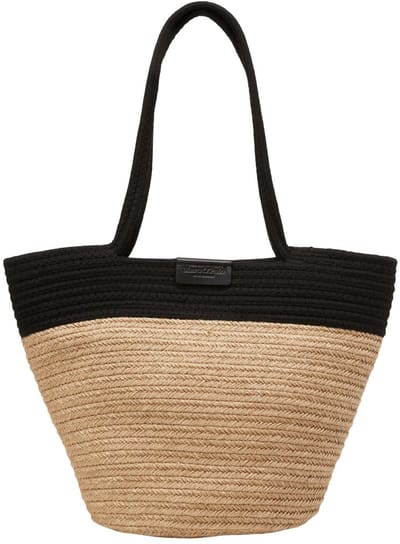 Marc O'Polo Jonna Shopper Nature / Black Lichtbruin