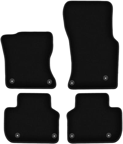 BASIC zwarte veloursmatten voor: Jaguar XF X260 sedan, stationwagen (2016-)