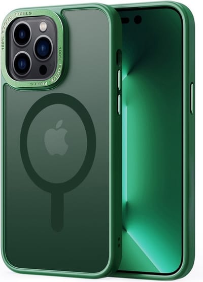 Cityhoesje – iPhone 16 Pro – Backcover - hoesje - Magsafe - Groen