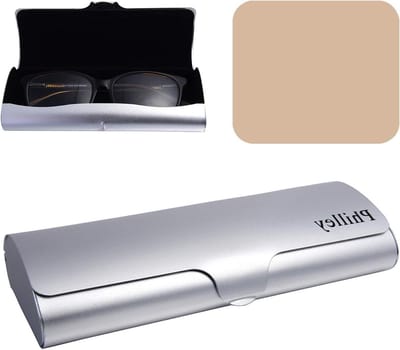 Philley Ultra light aluminium glasses case for myopic glasses for women and men