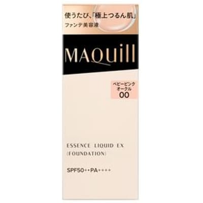 Shiseido - Maquillage Essence Liquid EX Foundation SPF 50+ PA++++ Baby Pink Ocher 00 - 24ml