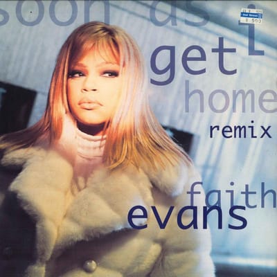 12-inch Plaat FAITH EVANS - Soon As I Get Home (Remixen) 78612790491 Bad Boy Enterta 1996 US Rap & Hip-Hop/R&B Gebruikt beige