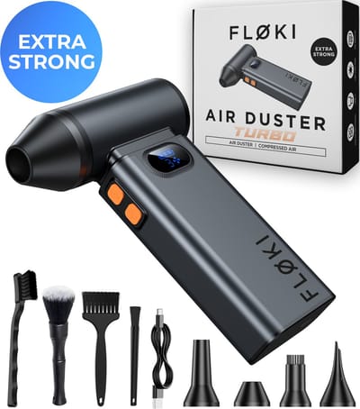 Floki® Air Duster Turbo - Perslucht - Compressed Air - 130.000RPM - Turbo Fan - stofblazer - luchtblazer