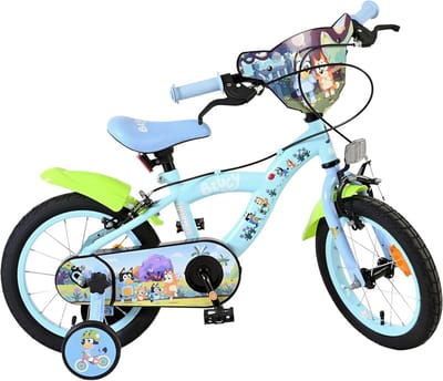 Kinderfiets 14 inch met Zijsteunen en Handremmen voor Jongens en Meisjes