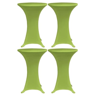 vidaXL - Tafelhoes - stretch - 4 - st - 80 - cm - groen