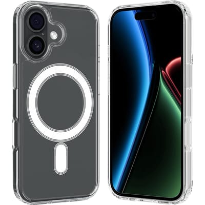 CaseBody Apple iPhone 17 MagSafe Airbag Hoesje Transparant