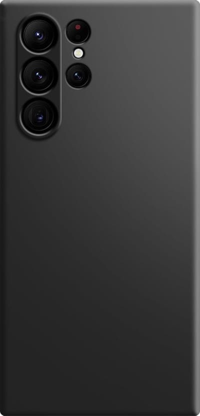 Coverup Hoesje - Geschikt voor Samsung Galaxy S25 Ultra Hoesje - Coverup Colour TPU Back Cover - Charcoal Black