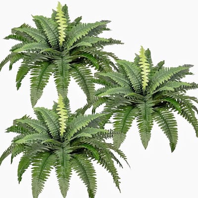 Dailygoods- Kunstvarens groot - 3 stuks - kunstplanten voor buiten - uv-bestendig - decoratie voor thuis - veelzijdige planten