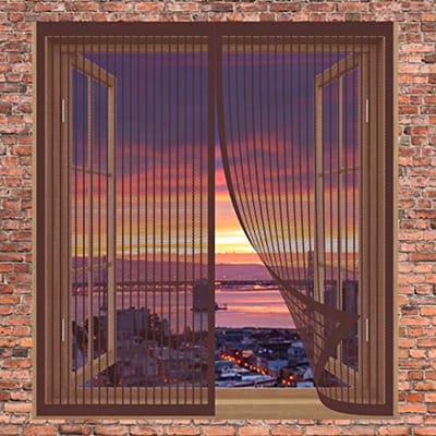 Magnetisch Vliegengordijn 80 x 150 cm - Horrengaas voor Ramens