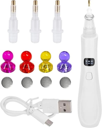 Elektrische Pincet - Strass Applicator - Knutselen Decoratie - 3 Zuigstanden - 20 x 3.2 cm - Wit