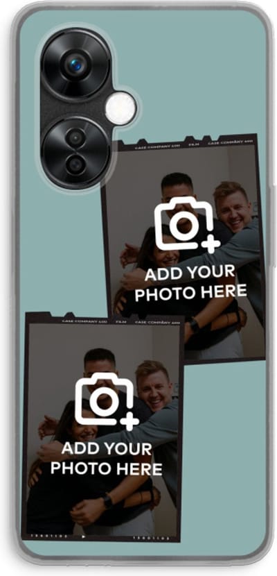 Gepersonaliseerd - Case Company® - Hoesje geschikt voor OnePlus Nord CE 3 Lite hoesje - Polaroid Zwart - Soft Cover Telefoonhoesje - Bescherming aan alle Kanten en Schermrand
