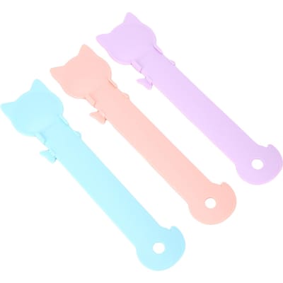 3 pcs Distributeurs de nourriture en forme de bande pour chat Mignons Chats Friandises Cuillères à presser Cuillère à mélanger pour aliments pour animaux de compagnie pour nourriture et pâté de viande