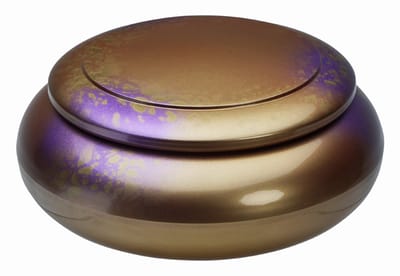 Tokyo Design Studio - Chirashi Box met Deksel - Goud/Oranje - 19,8 x 8,6 cm