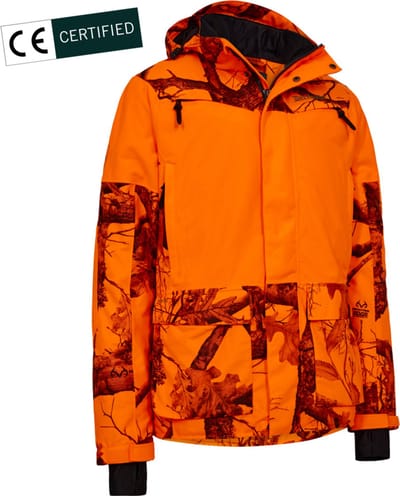 Deerhunter H. Game Jas Outdoor Jas Scandinavische Jas Warmte elementen Elektrisch verwarmde jas Oranje Maat 46