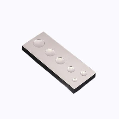 Klinkmoertang Basis - Leerbewerking Tool - Handwerk Projecten - 6-in-1 Ontwerp - 6 tot 15 mm - Zilver