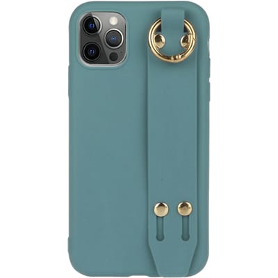 Comfycase  iPhone 12 Pro Max  Strap Holder Case Donkerblauw
