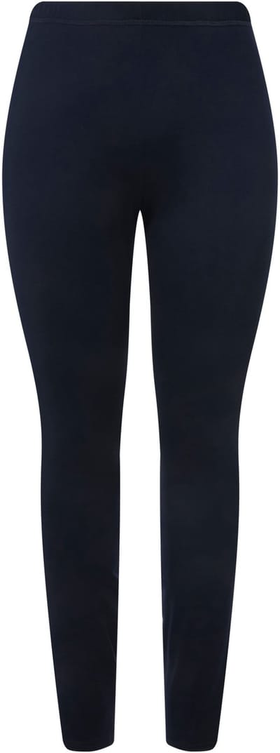 Ulla Popken - Dames - Functionele ski-legging sneldrogend extra warm - Marine - Maat 42+
