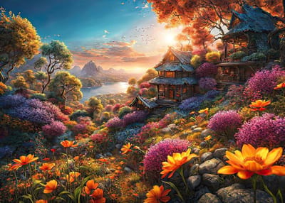 Volwassen Puzzel - Legpuzzel Stukjes - Ontspannende Hobby - Precisie Gesneden Stukken - 1000 Stuks - Meerkleurig
