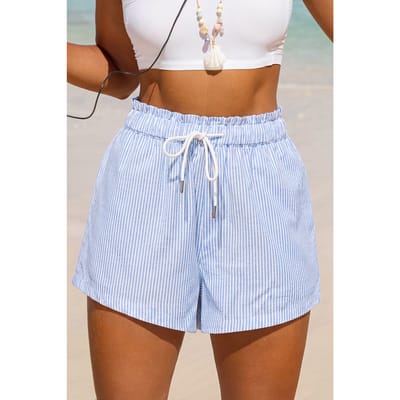 Inner Peace gestreepte shorts
