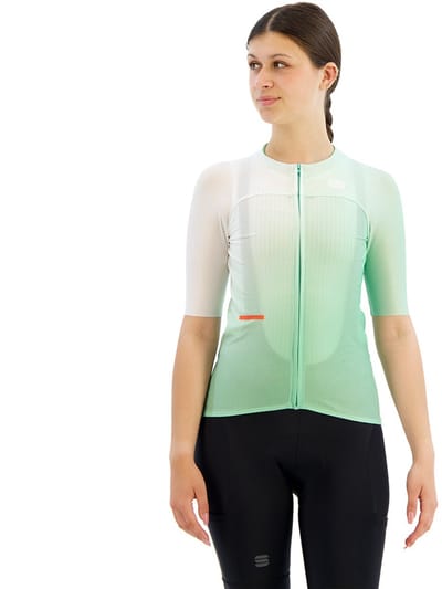 Sportful Light Korte Mouw Wielertrui Groen M Vrouw