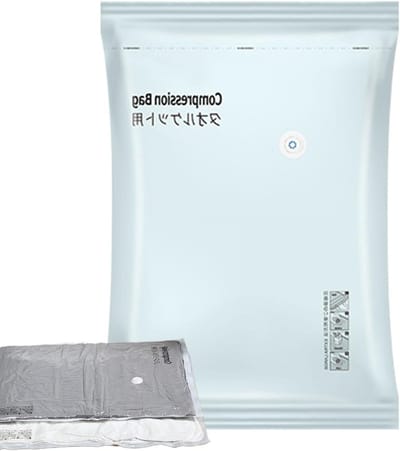 Vacuüm Seal Zakken - Kleding Compressie - Ruimte Besparen - Herbruikbaar Waterdicht - 100 x 80 cm - Transparant