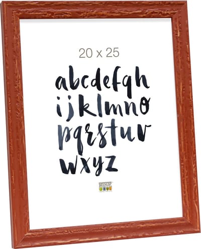 Deknudt Frames fotolijst S46MF3 - roestbruin verweerd - foto 20x25 cm