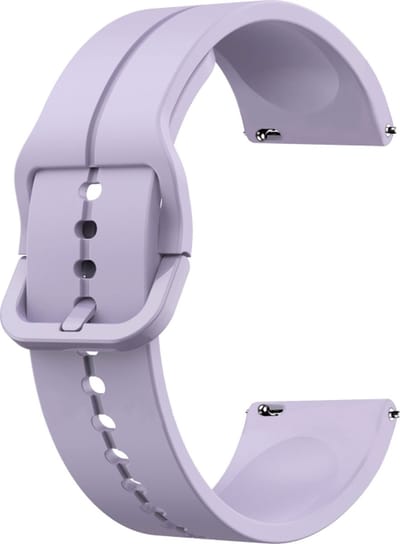 Siliconen bandje - geschikt voor Samsung Galaxy Watch 7 / Watch FE / Watch 6 / Watch 6 Classic / Watch 5 / Watch 5 Pro / Watch 4 / Watch 4 Classic / Watch 3 41 mm / Watch 42 mm / Active / Active 2 - lila