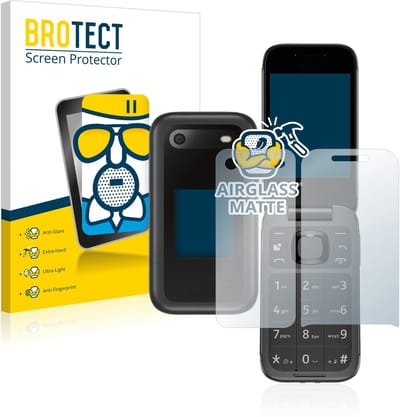 BROTECT - Screenprotector voor Nokia 2660 Flip (Voor+Achter) - Folie Beschermfolie Beschermglas matte