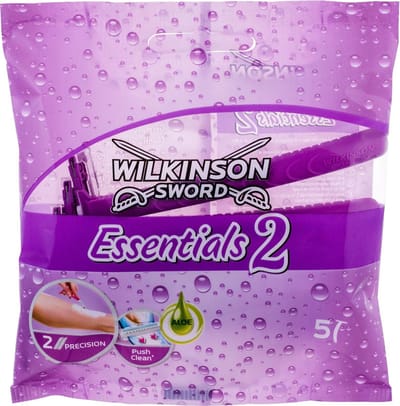 Wilkinson Sword - Essentials 2 ( 5ks ) - Jednorázová dámská holítka -