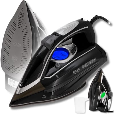 3000 W LCD-stoomstrijkijzer met waterpomp 4 temperatuurinstellingen automatische uitschakeling anti-druppel anti-kalk zelfreinigende wasmachine