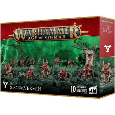 Beeldje Games Workshop Warhammer AoS - Skaven Vermines de Choc (x10)