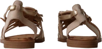 Platte sandalen met bandjes