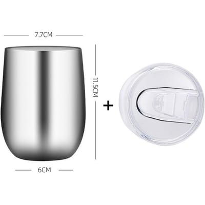 Creatieve Mode 304 Roestvrijstalen Thermobeker Reiskoffiemok met Deksel Rietje Auto Waterfles Voor Cadeau white